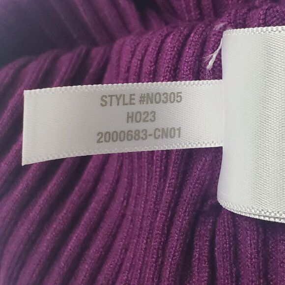 Madewell Mockneck Tank Sweater Set Women Size XXS Wine Ivory 2 Items [N0305] NWT - Picture 15 of 16